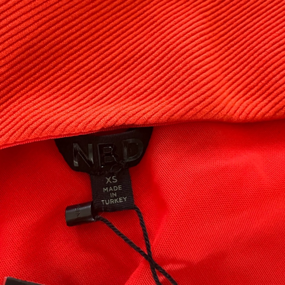 NBD Dayton Mini Dress in Bright Red - Picture 6 of 13